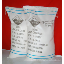 China Origin Battery Grade Zinc Chloride 98% Zncl2 CAS: 7646-85-7